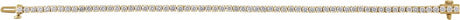 14K Yellow Gold 4 CTW Lab-Grown Diamond Line 7" Bracelet
