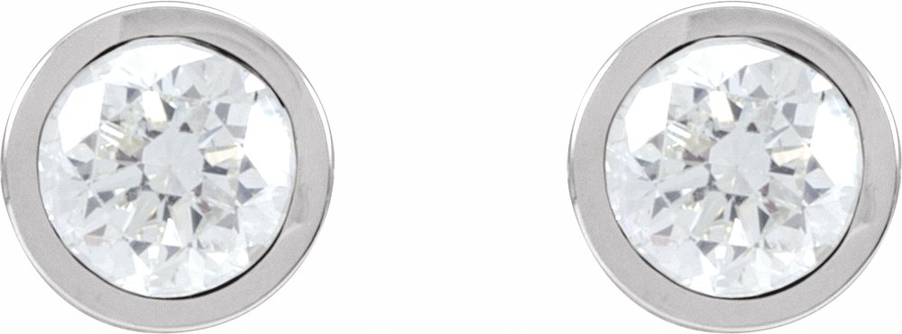 14K White Gold 1 1/2 CTW Lab-Grown Diamond Cocktail-Style Earrings