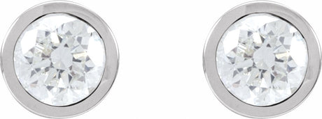 14K White Gold 1 1/2 CTW Lab-Grown Diamond Cocktail-Style Earrings