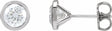 14K White Gold 1 1/2 CTW Lab-Grown Diamond Cocktail-Style Earrings