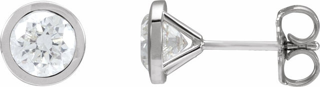 14K White Gold 1 1/2 CTW Lab-Grown Diamond Cocktail-Style Earrings