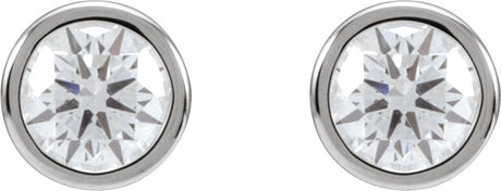 14K White Gold 3/4 CTW Natural Diamond Cocktail-Style Earrings