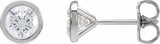 14K White Gold 1 CTW Natural Diamond Cocktail-Style Earrings