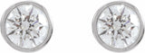 14K White 1 3/4 CTW Lab-Grown Diamond Cocktail-Style Earrings