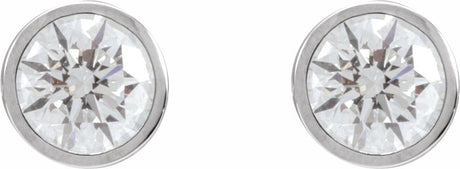 14K White Gold 1 3/4 CTW Lab-Grown Diamond Cocktail-Style Earrings