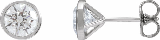 14K White Gold 1 3/4 CTW Lab-Grown Diamond Cocktail-Style Earrings
