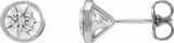 14K White Gold 1 3/4 CTW Lab-Grown Diamond Cocktail-Style Earrings