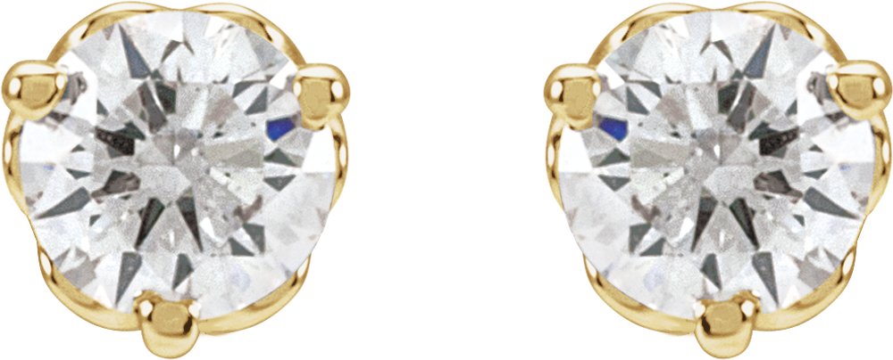 Round 1/3 CTW Lab-Grown Diamond Infinity-Inspired Earrings