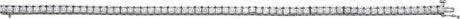 14K White Gold 4 CTW Lab-Grown Diamond Line 7 1/4" Bracelet