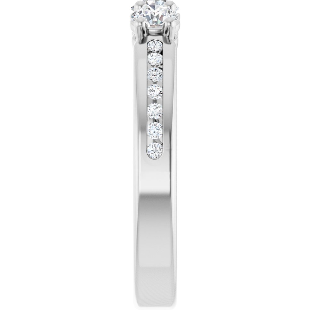 14K White 1/2 CTW Lab-Grown Diamond Anniversary Band