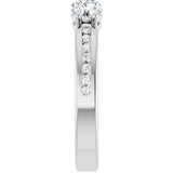 14K White 3/4 CTW Lab-Grown Diamond Anniversary Band