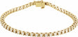 14K Yellow Gold 2 1/8 CTW Natural Diamond Line 7" Bracelet 