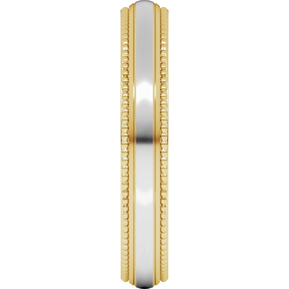 Half Round Milgrain Comfort-Fit Band