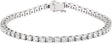 14K White Gold 3 1/2 CTW Lab-Grown Diamond Line 7 1/4" Bracelet