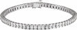 14K White 4 CTW Lab-Grown Diamond Line 7 1/4" Bracelet