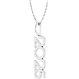 Sterling Silver 2026 Year 16-18" Necklace