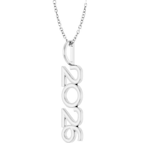 Sterling Silver 2026 Year 16-18" Necklace