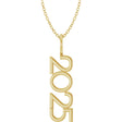 14K Yellow 2025 Year 16-18" Necklace