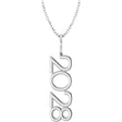 Sterling Silver 2028 Year 16-18" Necklace