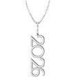 Sterling Silver 2026 Year 16-18" Necklace