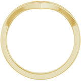 14K Yellow 1/5 CTW Lab-Grown Diamond Contour Band