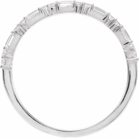 14K White Gold 1/5 CTW Natural Diamond Stackable Ring