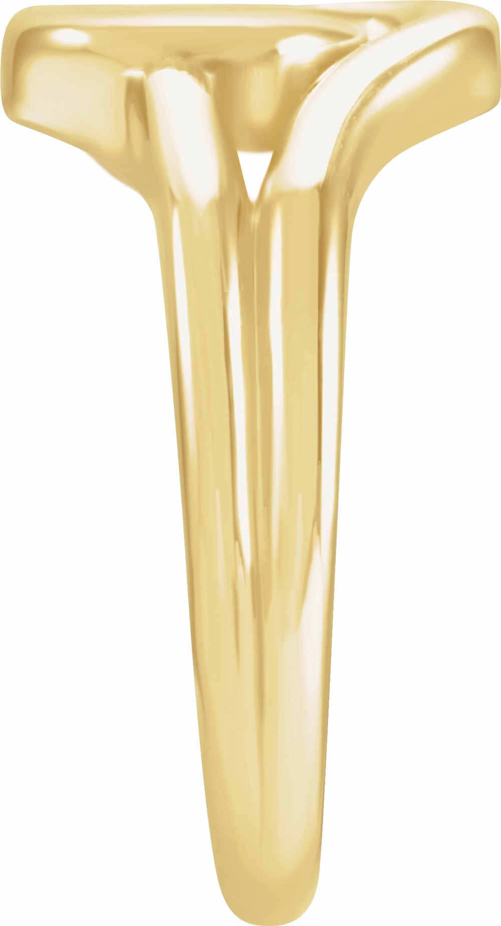 14K Yellow Interlocking Ring