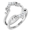 14K White 1/6 CTW Lab-Grown Diamond Ring Guard