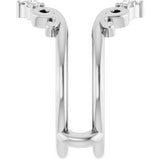 14K White 1/5 CTW Natural Diamond Ring Guard