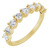 14K Yellow 7/8 CTW Lab-Grown Diamond Anniversary Band