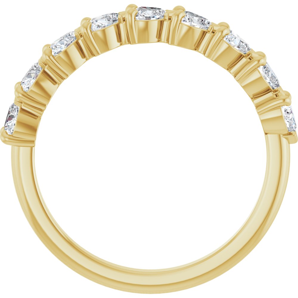 14K Yellow 7/8 CTW Lab-Grown Diamond Anniversary Band