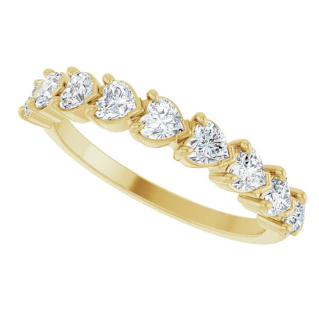 14K White 7/8 CTW Lab-Grown Diamond Anniversary Band