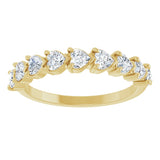 14K Yellow 7/8 CTW Lab-Grown Diamond Anniversary Band