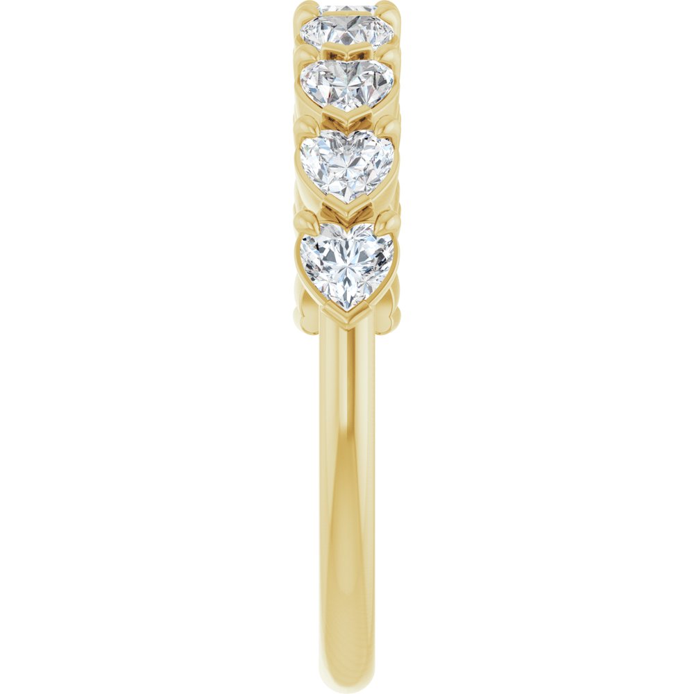 14K Yellow 7/8 CTW Lab-Grown Diamond Anniversary Band