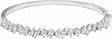 14K White Gold 4 1/5 CTW Lab-Grown Diamond Bangle 7" Bracelet