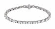 14K White Gold 5 1/2 CTW Lab-Grown Diamond Line 7" Bracelet