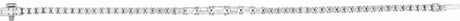 14K White Gold 4 5/8 CTW Lab-Grown Diamond Line 7" Bracelet