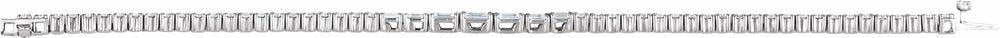 14K White Gold 4 5/8 CTW Lab-Grown Diamond Line 7" Bracelet