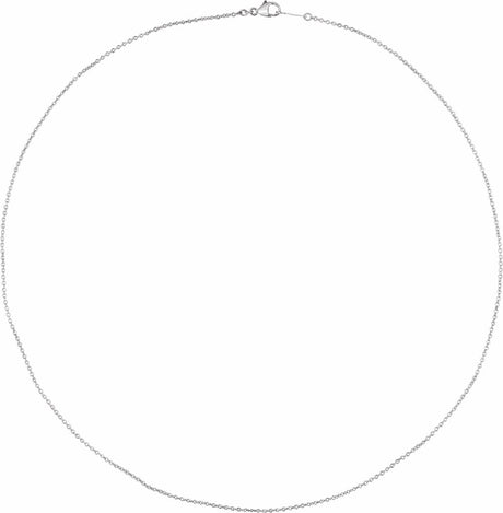 Platinum 1.2 mm Cable 18" Chain