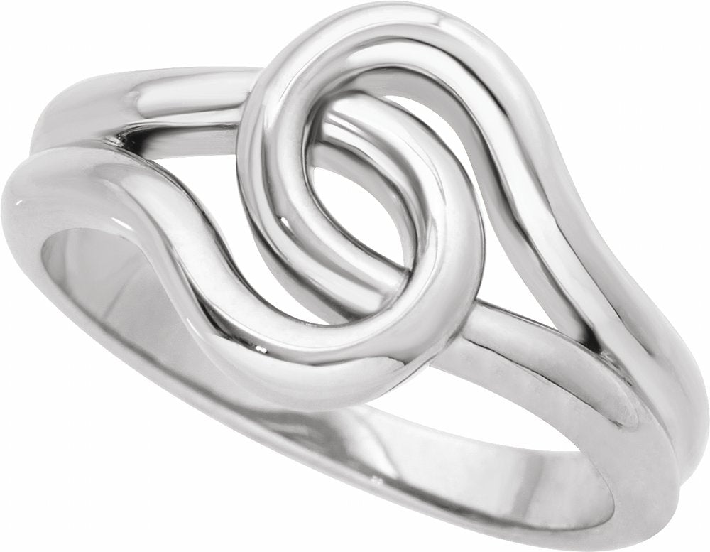 Sterling Silver Interlocking Ring
