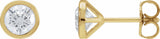 14K Yellow Gold 1 1/5 CTW Lab-Grown Diamond Cocktail-Style Earrings