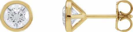 14K Yellow Gold 1 1/5 CTW Lab-Grown Diamond Cocktail-Style Earrings