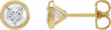 14K Yellow Gold 1 CTW Lab-Grown Diamond Cocktail-Style Earrings
