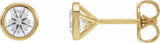 14K Yellow Gold 3/4 CTW Lab-Grown Diamond Cocktail-Style Earrings