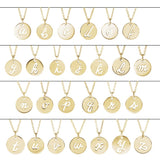 14K White Script Initial A 16-18" Necklace