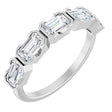 14K White 1 1/2 CTW Lab-Grown Diamond Anniversary Band