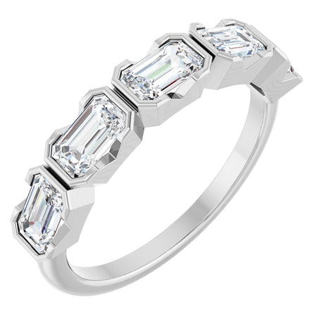 14K White Gold 1 1/2 CTW Lab-Grown Diamond Anniversary Band