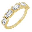 14K Yellow Gold 1 1/2 CTW Lab-Grown Diamond Anniversary Band