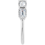 14K White 1 1/2 CTW Lab-Grown Diamond Anniversary Band