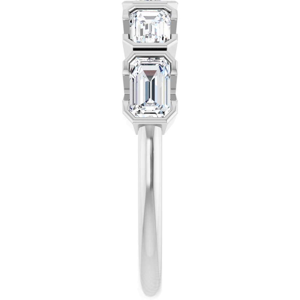 14K White 1 1/2 CTW Lab-Grown Diamond Anniversary Band